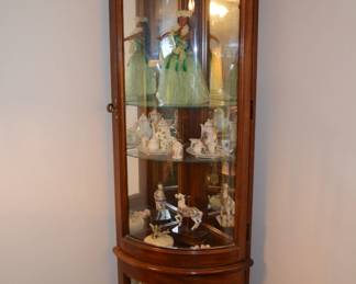 Corner display cabinet- lighted