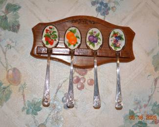Set of collectible spoons