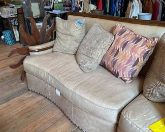Leather sofas
