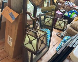 Sconce vanity mirror