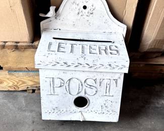 metal ware, retro bird house, $5