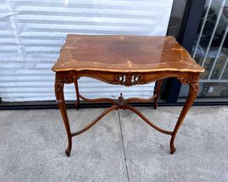 italy inlay side table
