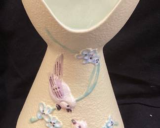 1957 HULL POTTERY SERENADE YELLOW VASE