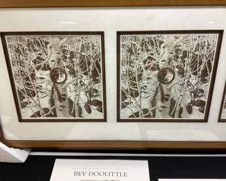 BEV DOOLITTLE SIGNED # ‘’TWO MORE INDIANHORSES’’ PRINT, ALL # 43,124 of 48,000
53’’ by 24’’ in FRAME