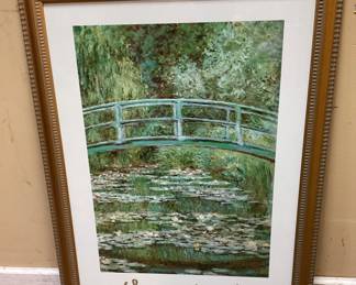 CLAUDE MONET FRAMED PRINT