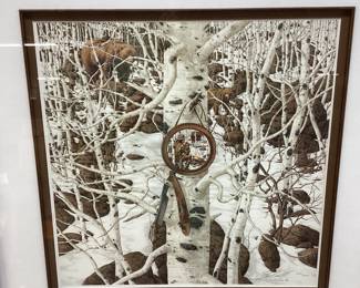 BEV DOOLITTLE ‘’THREE MORE FOR BREAKFAST’’SIGNED #19,103 of 20,000
26’’ by 26’’ in FRAME