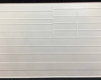 AMERICAN FLAG TIN SIGN, 35’’W