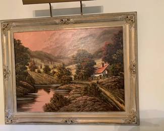 Oil On Canvas, signed