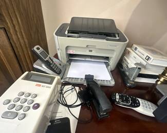Printer, phone