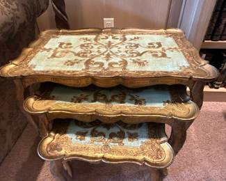 Vintage nesting tables