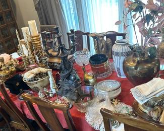 Decorative vases and candle holders