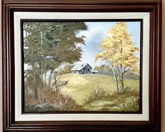 Perfect oil painting for your den or farmhouse style