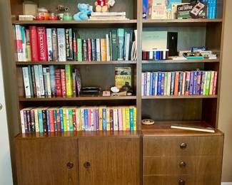 midcentury modern bookshelves, 2 pieces can be purchased separately or together