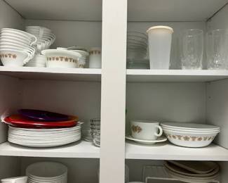 Set of 15 Corelle dishes