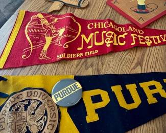 Vintage Banners and Fraternity boards