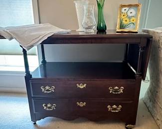 Bar cart with wings.