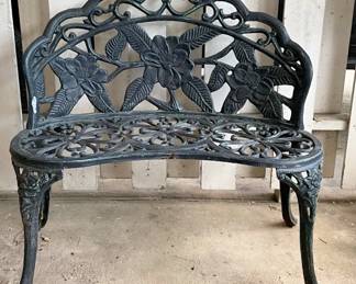 Metal Patio Bench