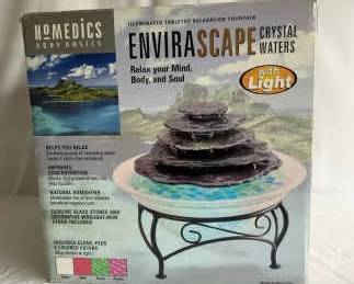 Illuminated Table Top Relaxation Fountain