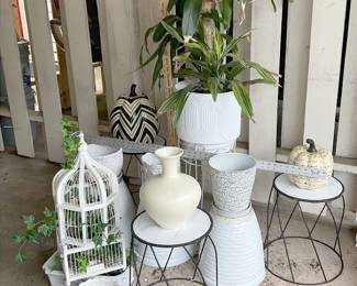 Whitewashed Planters