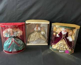Holiday Barbies