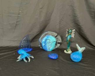 Glass Blown Sea Creatures