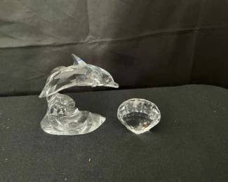 Swarovski Dolphin And Clam