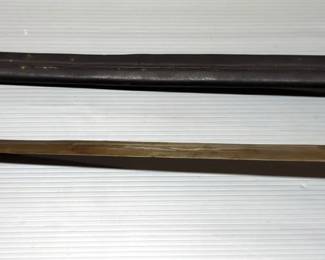 Model 1859 British Naval Sword Bayonet, Has Bleckman BM Bow And Arrow Proof And British Acceptance Crown Over S Over 8, 27" Blade, In Scabbard