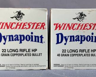 Winchester Dynapoint And Wildcat 22 .22 LR Ammo, Approx 2040 Rds