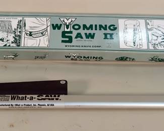 Wyoming Saw II And What-A-Saw Collapsible Saws With Interchangeable Saw Blades