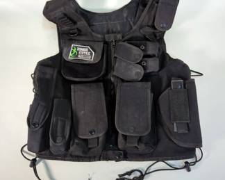 Tactical Vest With Adjustable Waist, Zombie Stryke Patch
