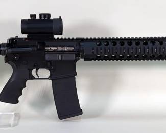 Anderson Mfg AM-15 .223/ 5.56 Cal Rifle SN# 13466F13, 1x40 Red/Green Dot Sight, 2 Total Mags, Adjustable Stock, And Lube Oil