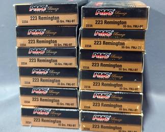 PMC Bronze .223 Rem Ammo, Approx 240 Rds