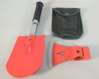 Bell Metal Convertible Shovel And Axe Combo