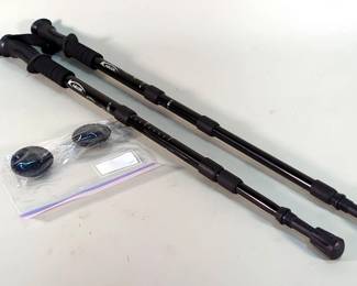 Kabuda Antishock Collapsible Walking Sticks, With Interchangeable Tips
