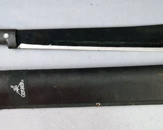 Gerber Machete, 18" Blade, In Nylon Sheath