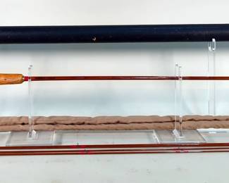 Wright & McGill Stream & Lake Fishing Rod No. SL 9050, 9', 4-Piece Rod, With Cloth Cover, In Original Case