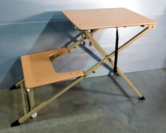 Collapsible Shooting Table With Adjustable Rest
