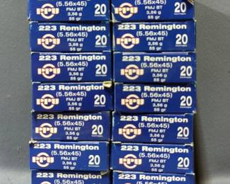 PPU .223 Rem Ammo, Approx 340 Rds
