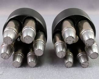 .32 H&R Ammo, Approx 12 Rds, In HKS 32-J Speed Loaders, With 2 Empty 32-J Speed Loaders