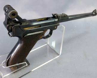 DWM Luger 9mm Pistol SN# 4857, Dated 1917, 3 Total Mags, Mag Holder