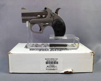 Bond Arms Rough N Rowdy .45 Colt/ 2 1/2" .410 ga Over/Under Pistol SN# 362302 , Paperwork, In Box