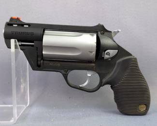 Taurus The Judge Public Defender Poly .45 LC/ .410 ga 5-Shot Revolver SN# ES422401, Fiber Optic Sight