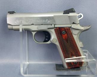 Colt Defender Lightweight Colt .45 Auto Pistol SN# DR64095, Paperwork, In Hard Case