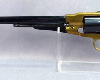 F.lli Pietta 1858 Remington Army .44 Cal 6-Shot Black Powder Revolver SN# R314939, Extra Cylinder And Grips, In Box