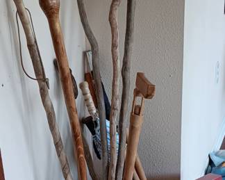 Walking sticks, Crockery, Patriotic & Festiva Flags galore