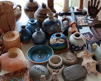 Wide range of pottery