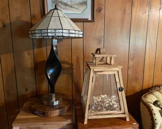MCM Style Twisted Lamp
