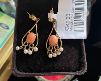 14k Dangle Earrings