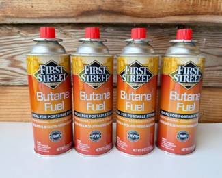 35 4CansofFirstStreetButaneFuel