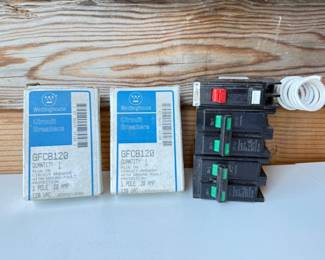 197 WestinghouseCircuitBreakersGFIDoublePole30A